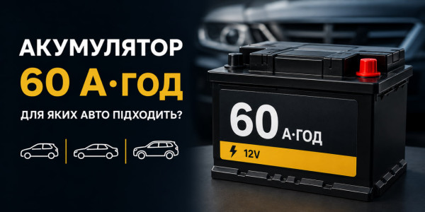 Акумулятор 60 А·год: для яких автомобілів підходить