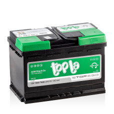 Акумулятор 6 ст 70 А (760EN) Topla AGM