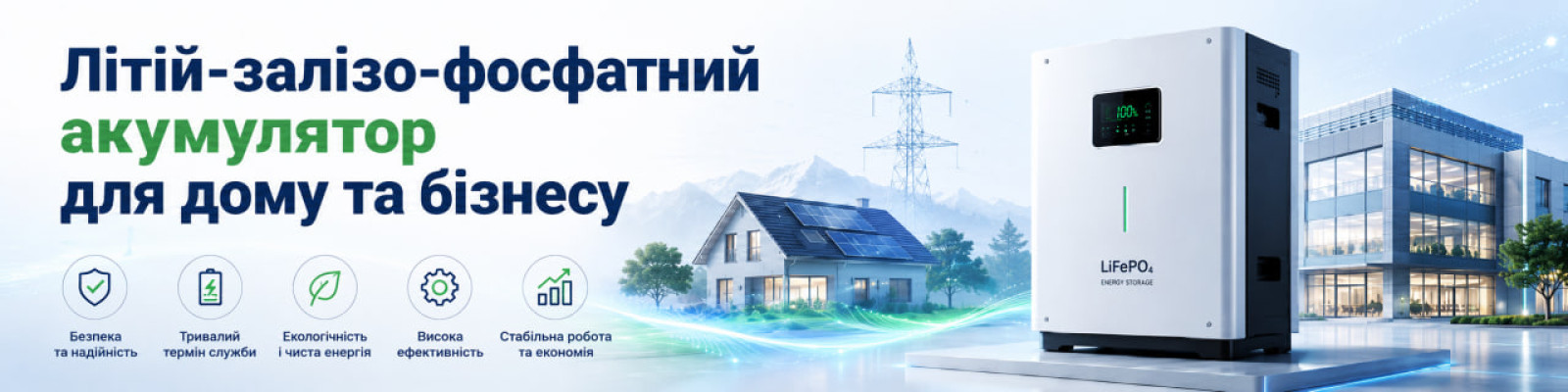 Акумулятор літій-залізо-фосфатний